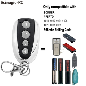 SOMMER 4020 4025 4026 4031 4035 Handheld Transmitter 868mhz Garage Remote Control - Product Image 2