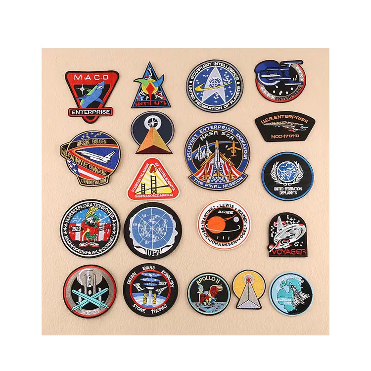 Kunden spezifischer Apollo Space Adventure Stickerei Patch Astronauten Patch