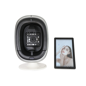Analizador de piel facial 3D AI con pantalla de 15,6 pulgadas, máquina de escáner facial con espejo mágico para análisis de piel en varios idiomas para uso comercial