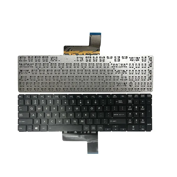 Noir pour Toshiba Satellite C55-C5268 C55-C5270 C55-C5268D clavier NON Rétroéclairé cadre