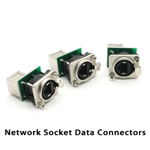 Type D Data Network Panel Adapter Multimedia Engineering Network Socket Black Plastic <strong>RJ45</strong> Adapter - Product Image 5