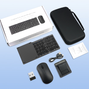 Cheapest Low Price Support Low MOQ OEM ODM Best Portable Mini 2.4G BT <strong>Multi</strong>-Device <strong>Keyboard</strong> <strong>Mouse</strong> and <strong>Mouse</strong> Wireless Set Combo - Product Image 5
