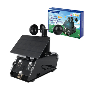 Kit di registrazione meteo ambientale basato su sensore di tracciamento dei dati IoT strumento di apprendimento energia solare per Arduino