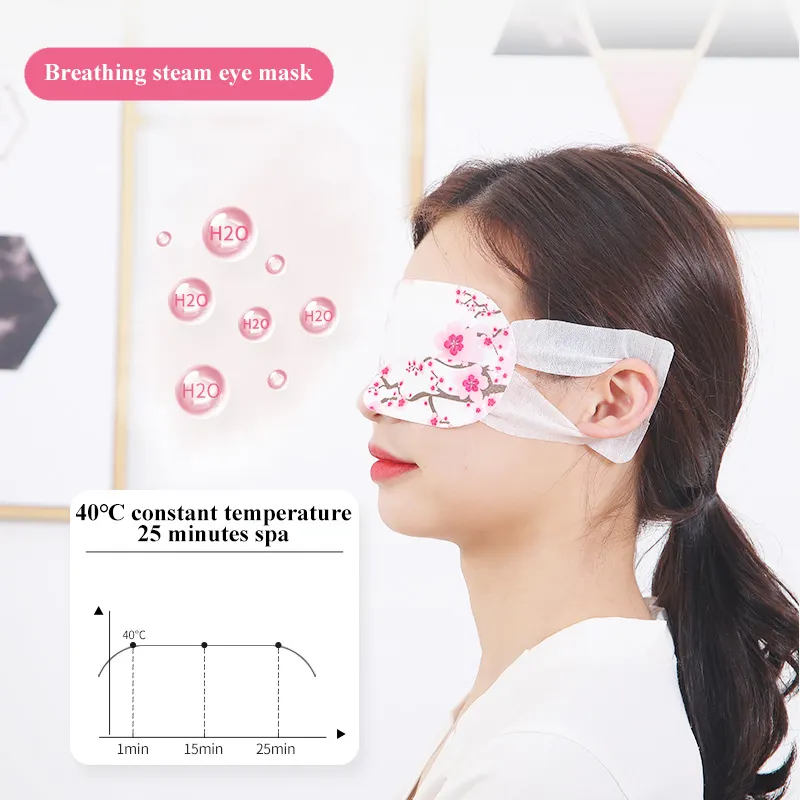 Wireless Patch Big Sleep Wash Man Terapia Relief Fadiga Steam Warm Eye Mask para Olhos Secos-Descartáveis Calor úmido