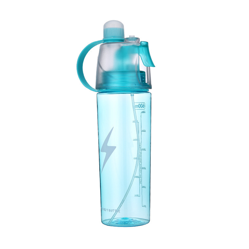 600ml transparent blue
