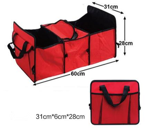 Özel toptan Oxford taşınabilir katlanır araba gövde depolama organizatör kutusu yalıtımlı alan - Product Image 6