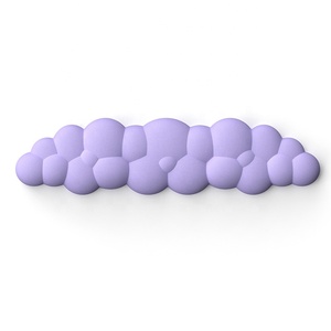 Teclado ergonómico, ratón, Nube de silicona larga, reposamuñecas, almohadilla de Gel, patrón cuadrado, accesorio de ordenador de oficina, Anime para uso en ordenador portátil - Product Image 2