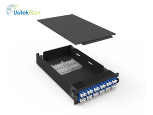 光ファイバーパッチパネル3U288ポートMPOファイバースプライスパネル、12x24コアMPOカセット光分配フレーム付き - Product Image 6