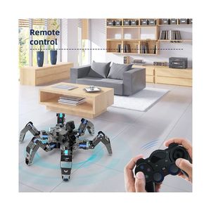 Nuovo arrivo a buon mercato WIFI wireless giocattoli educativi in metallo in lega di alluminio Robot con forma di ragno - Product Image 3
