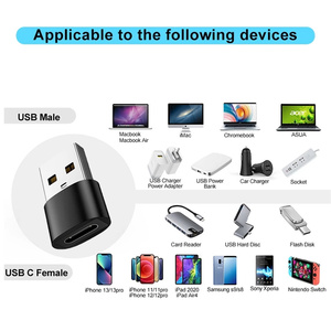 USB-C女性到男性性别转换器类型-C适配器USBC连接器USB C到USB适配器
