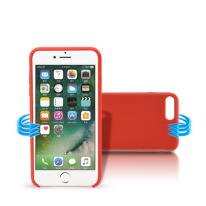 Apple iphone 7/7s artı telefon PC ve silikon Anti-fall kaymaz zarif, tek renkli kapak telefon kılıfı - Product Image 2