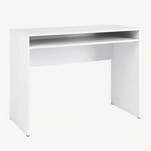 Escritorio de ordenador minimalista moderno con cajones, mesa de escritura de oficina en casa, escritorio de estudio de dormitorio para estudiantes