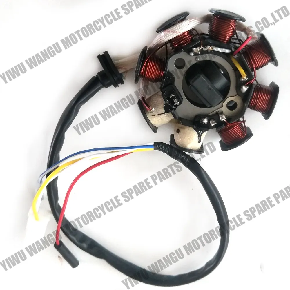 GY6-50 Motorrad Roller Generator 8 Spulen Magneto Stator für 50cc and50cc Chinesischen GY6 Motor ATVs Go Karts Mopeds