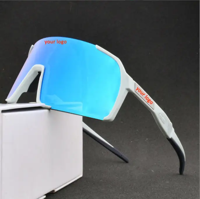 2023 OEM ODM Fábrica personalizada UV400 Nuevo estilo al aire libre tr90 Deportes Lente grande Gafas de sol Gafas de montar Gafas de Sol de pesca