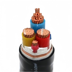 Bakır Conductor0.6/1 Kv 1. 8/3 Kv 3X300 + 3G50mm LSZH ekranlı değişken frekanslı mekanizma VFD güç kabloları - Product Image 4