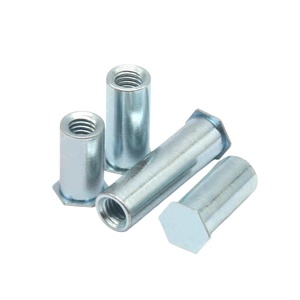 Промышленный латунный сплав BSO, самозаклинивание, заклепка с оцинковкой, заклепка с заклепками с гайкой для нанесения знака