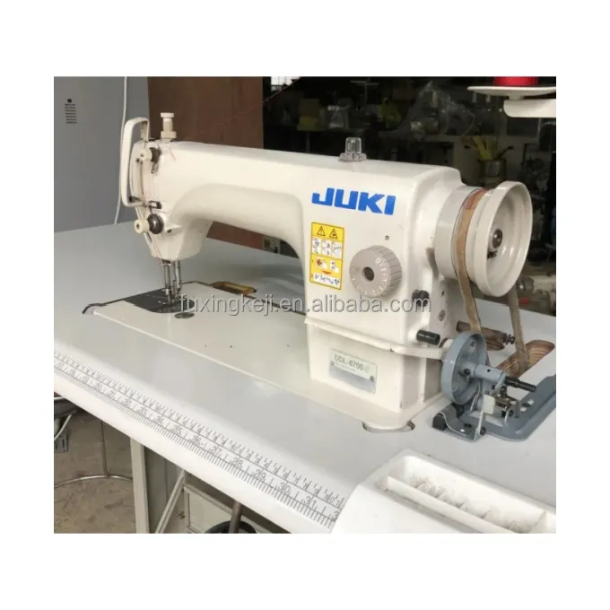 ماكينة خياطة مستعملة JUKI DDL 8700 ماكينة خياطة مسطحة بغرزة متشابكة فردية ماكينة خياطة صناعية