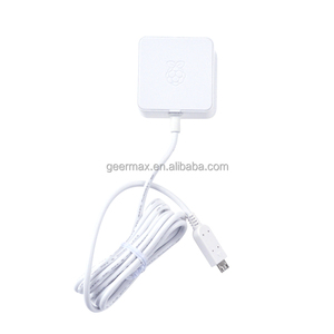 Raspberry Pi 3B 3B + fuente de alimentación interfaz Micro USB oficial 5,1 V 2.5A 12,7 W 1,5 m 18AWG Cable cargador Adaptador 1 2 Zero Original - Product Image 2
