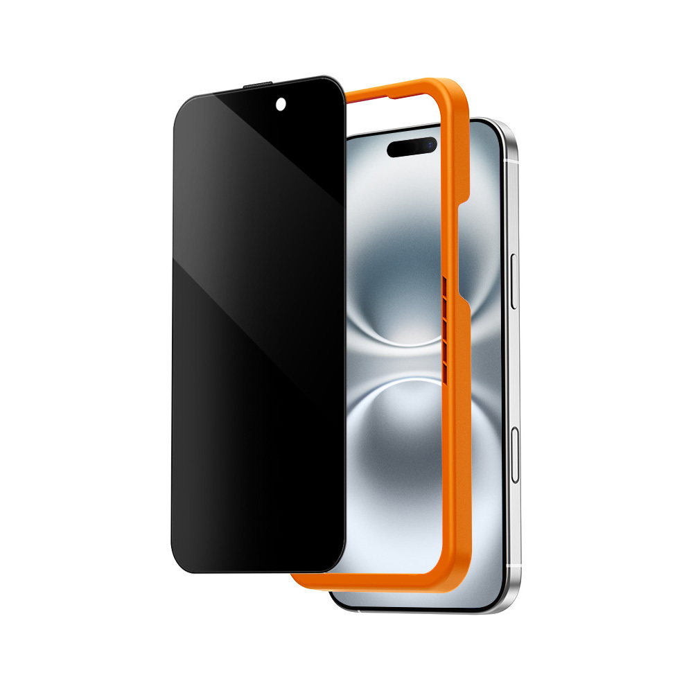 Black Privacy Screen Protector 1pc + Installation Tools