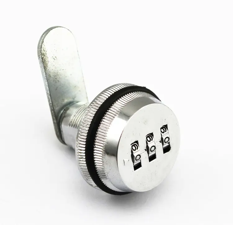 DL38(MS7100Z) alliage de zinc mot de passe à 3 chiffres 90 degrés rotatif sans clé combinaison boîte aux lettres meubles bureau numéro cam armoire serrure