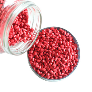 LLDPE ฟิล์มสีชมพูมาสเตอร์แบทช์พลาสติกสีแดงสารหน่วงไฟฟอสฟอรัสพลาสติก PE อนุภาคสำหรับฉีด - Product Image 1