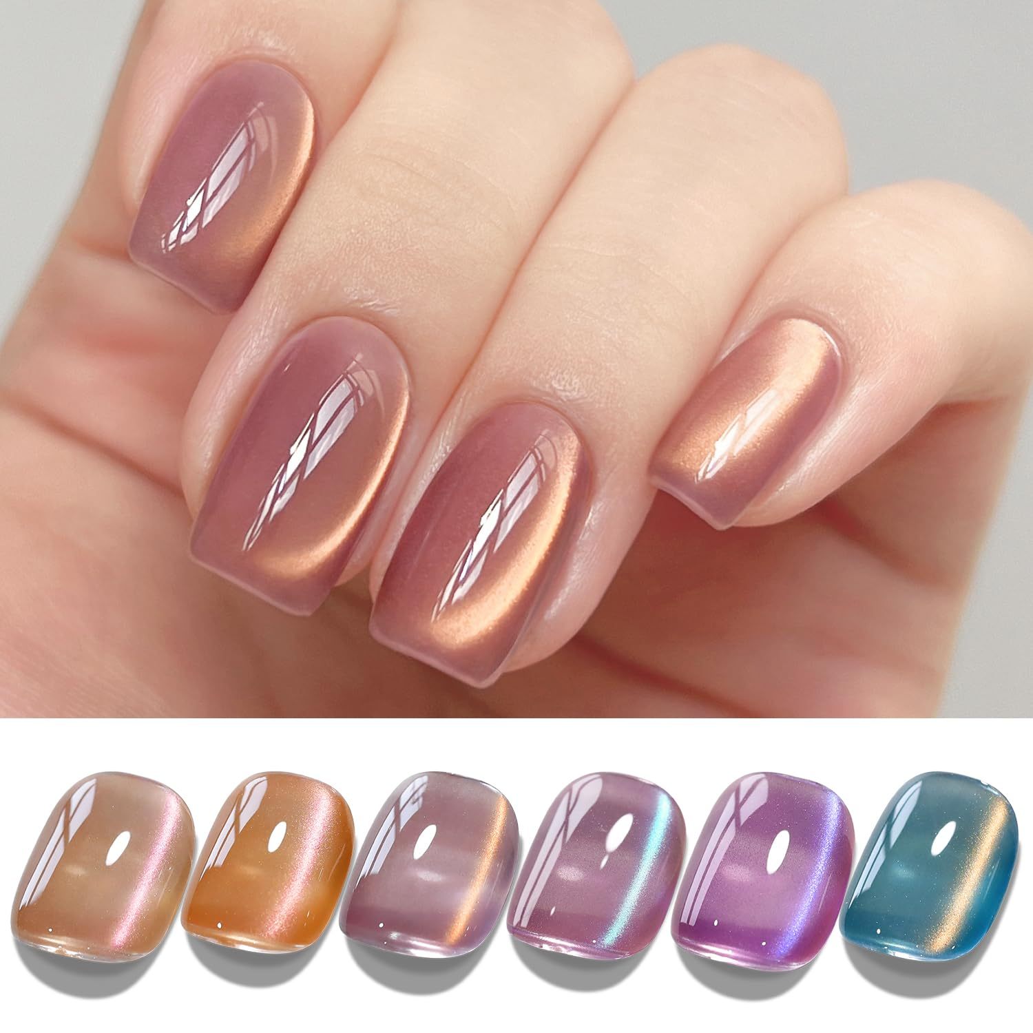 Nude Orange Blue Green Purple