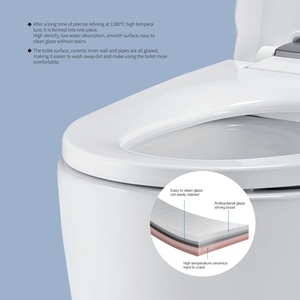 HLLI Smart <strong>Toilet</strong> <strong>Best</strong> Quality Elongated Design for Home Hotel Restaurant Floor Mounted with Advanced Remote Control Function - Product Image 5