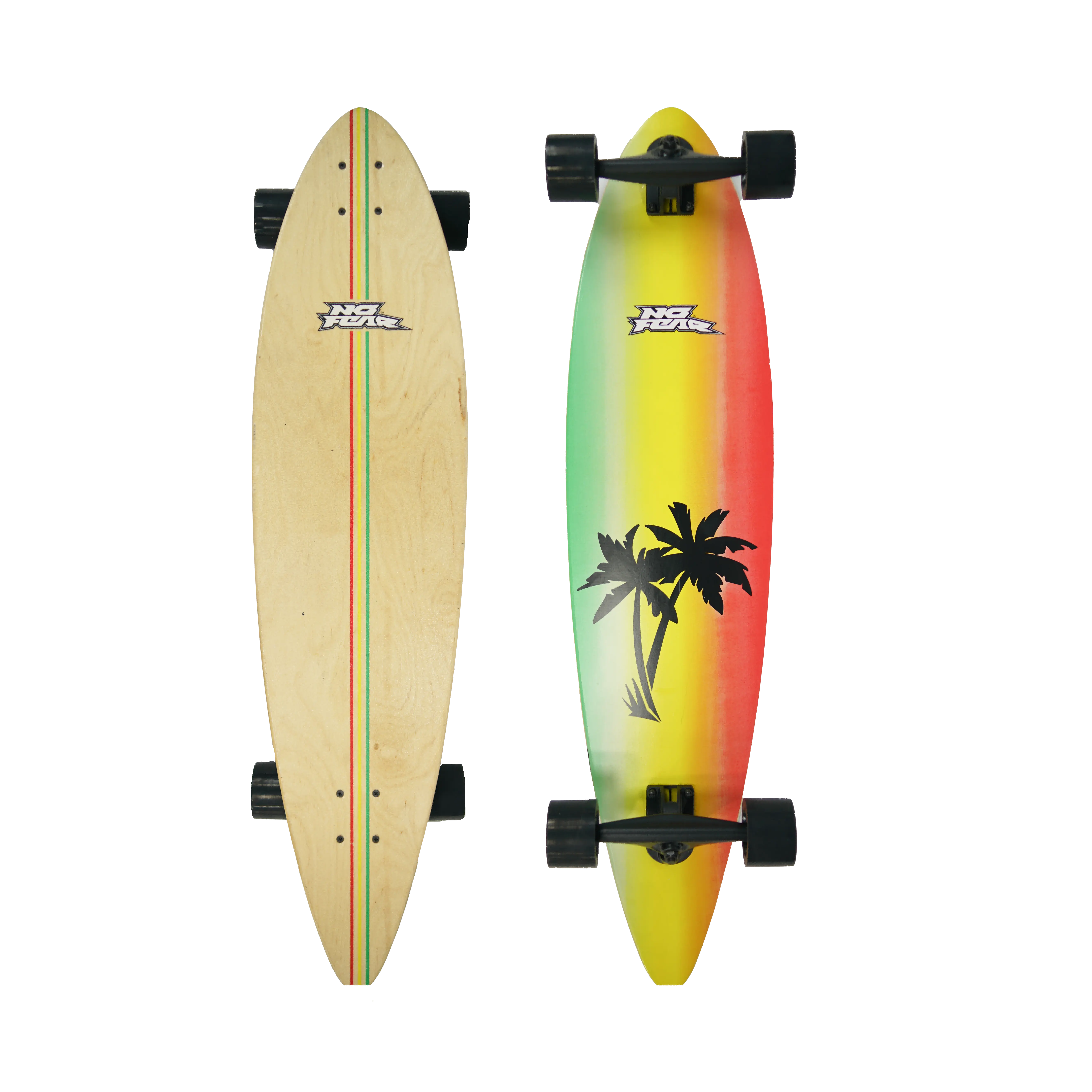 Venda quente 41 Polegada Pintail Longboard Surfboard, Adequado para Downhill, Dança & Cruiser Longboard Completo Surfskate