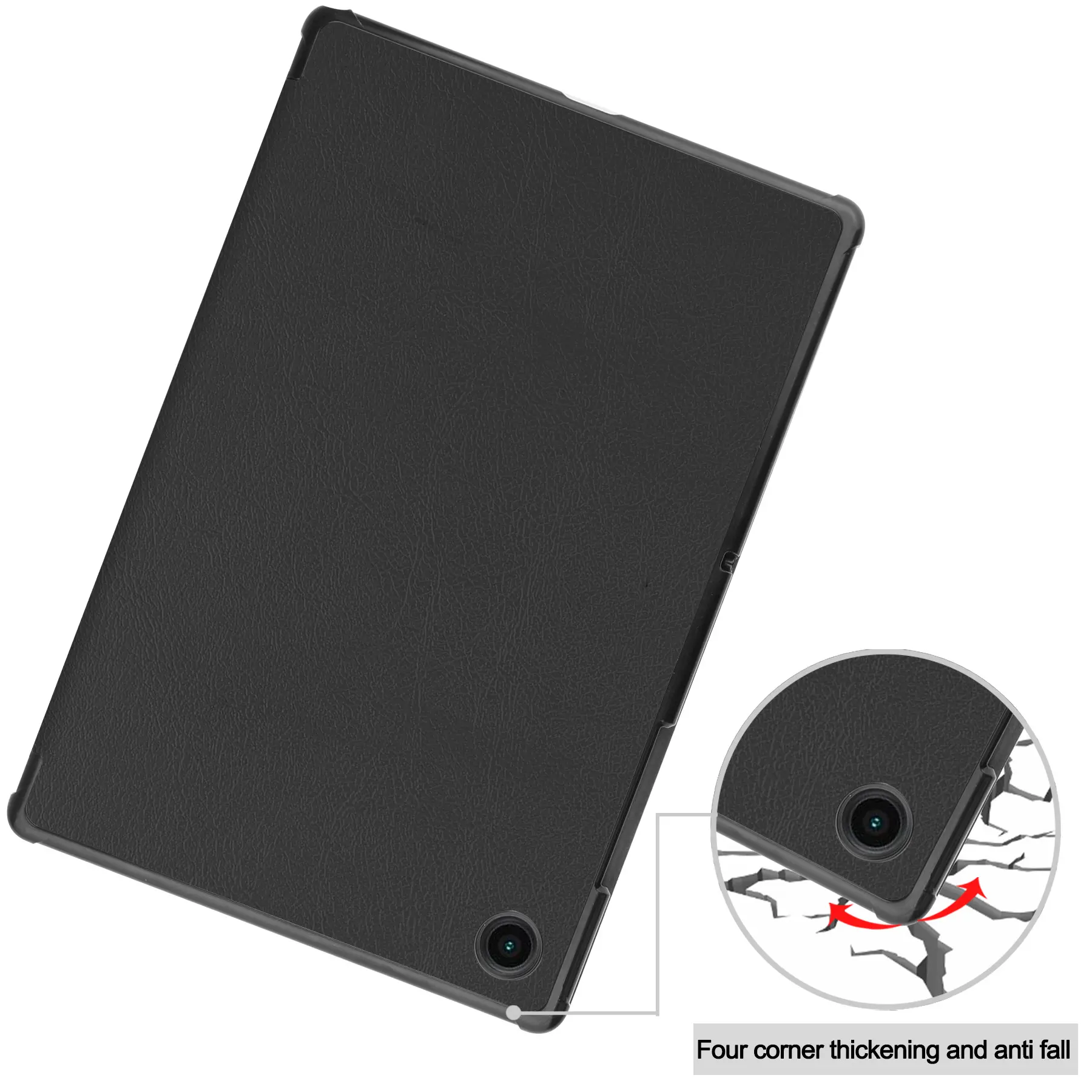 High quality New Trifold PU leather 10.5-inch flip tablet protective cover For Samsung Galaxy Tab A8 10.5 2024