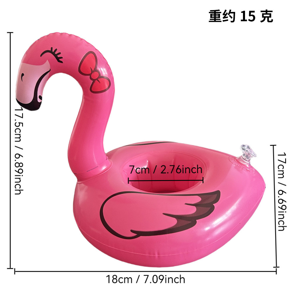 Dessous de verre flamant rose avec nœud papillon