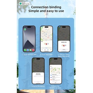 Akıllı özelliklere sahip küçük akıllı Mini anahtarlık GPS evcil hayvan izleme cihazı hava etiketi uyumlu anahtar - Product Image 3