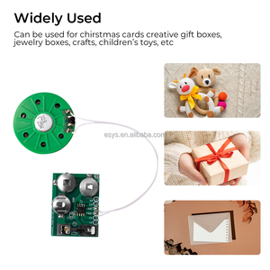 PIR sensörü/ışık çalışan/kayıt/ses ses modülü için noel kartları, yaratıcı hediye kutuları, takı kutuları, el sanatları, oyuncaklar - Product Image 3