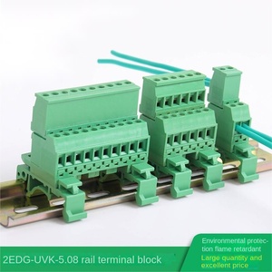 2 edg-uvk / k-5.08 ריתוך חינם סוג תקע רכבת קצה בלוק התקנה המעקה