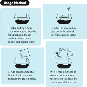 Thân Thiện Với Môi Tái Sử Dụng Bằng Gỗ Mèo Làm Từ Vỏ Sắn Và Sắn 2.4Kg - Product Image 6