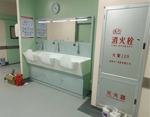 医院手术室定制人洗脸盆手术室手洗水槽手术室外壳形状擦洗水槽 - Product Image 3