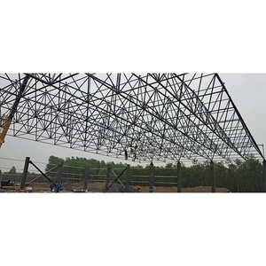 Análisis de elementos finitos de la distribución de la carga en el hangar de la aeronave Marco espacial Estructuras de techo Diseño de hangar de avión - Product Image 2