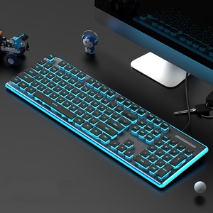 Teclado mecánico con cable Gaxever, resistente al agua, silencioso, ultrafino, para juegos, deportes electrónicos, escritura de oficina, portátil de escritorio - Product Image 5