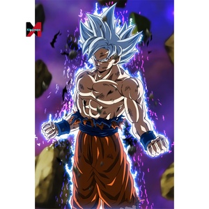 4尺寸100彩色高品质印刷墙卷防水海报动漫龙DBZ超级作为促销礼品 - Product Image 4