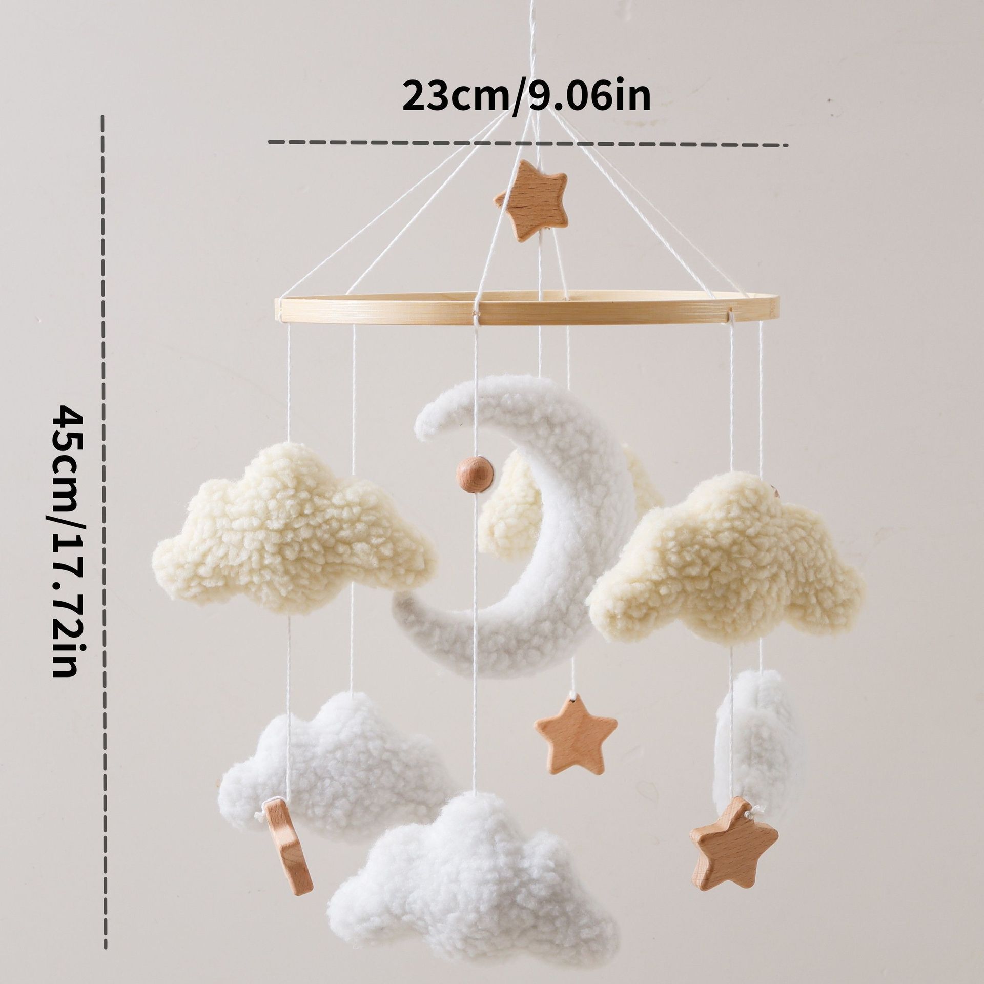 Lamb wool-clouds-moon