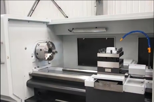 Diámetro de husillo grande horizontal CNC Alimentación automática Roscado de tubería de alta eficiencia Torno de campo de aceite - Product Image 3