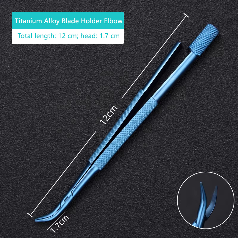 Codo portacuchillas de aleación de titanio