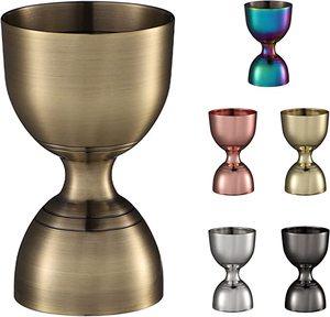 304 paslanmaz çelik Bar Jigger 10ml 20ml 30ml özel çift kokteyl Jigger ölçek işareti ile ölçüm kokteyl Jigger - Product Image 4