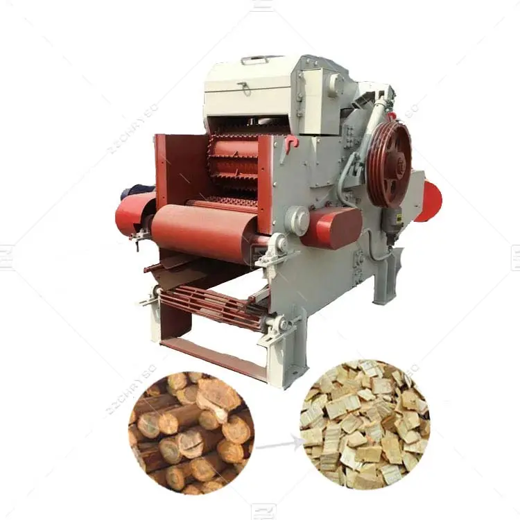 Lascas de madeira Que Faz A Máquina Máquina Trituradora Picador de Madeira Tambor Picador de Madeira Industrial Elétrica