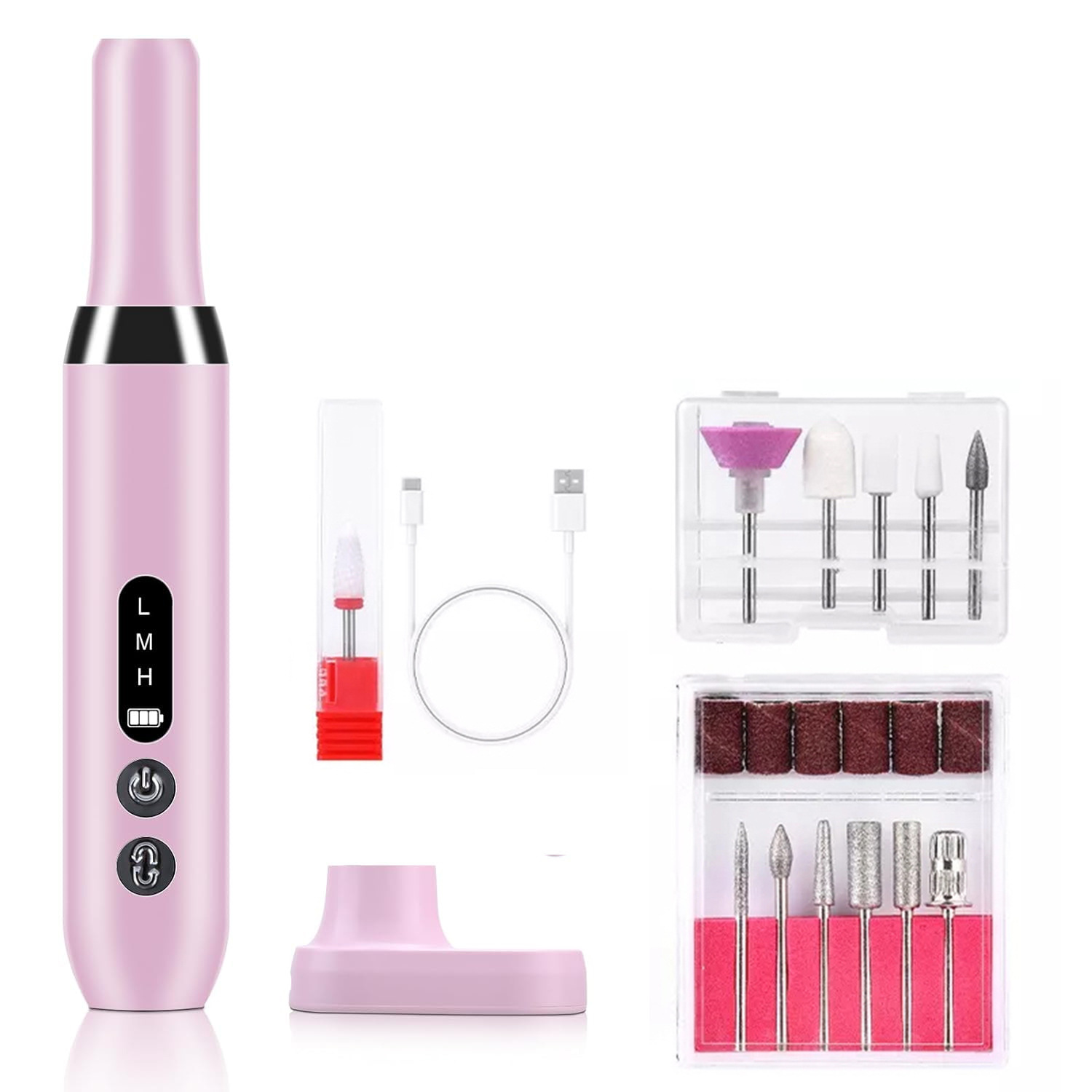 Meuleuse à ongles sans fil K16 - Rose