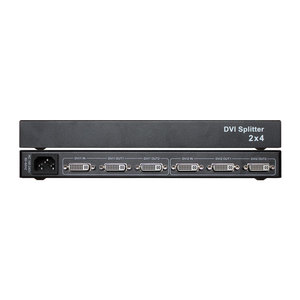 Amoonsky 1080P 2DVI <strong>Input</strong> 4DVI <strong>Output</strong> HD <strong>Splitter</strong> Synchronous <strong>Output</strong> <strong>4</strong> Screen Mirror Screen Support 15M Transmission Distance - Product Image 1