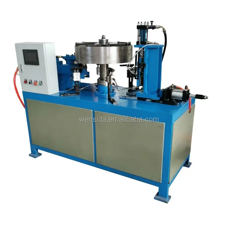 Fully automatic flat iron flange forming machine hydraulic barrel hoop hoop making machine