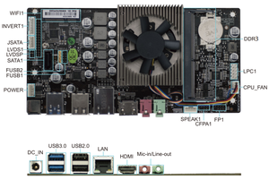 ZEAL ALL Intel Celeron 3865U Dual Core Processor Single Board <strong>Computer</strong> SATA DDR4 Integrated Win 10 <strong>Linux</strong> <strong>Operating</strong> <strong>Systems</strong> - Product Image 6
