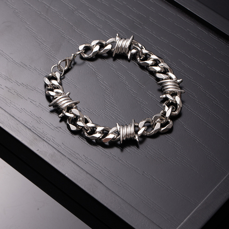 L342 bracelet-22 cm silver