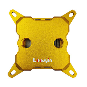 新库存芯片散热器系统电脑冷板散热器英特尔CPU水冷铜 - Product Image 3