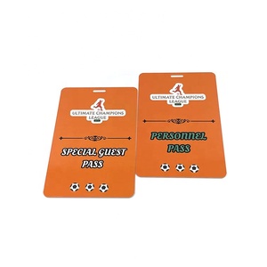 Kişiselleştirilmiş PVC RFID çift taraflı baskı Anime setleri delik yumruk kimlik kartı sergi olay kimlik kartı geçmek - Product Image 6